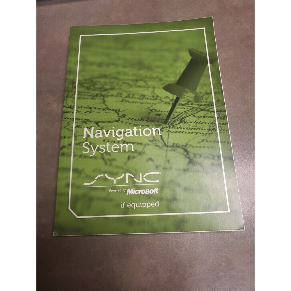 2011 Sync Navigation System Book